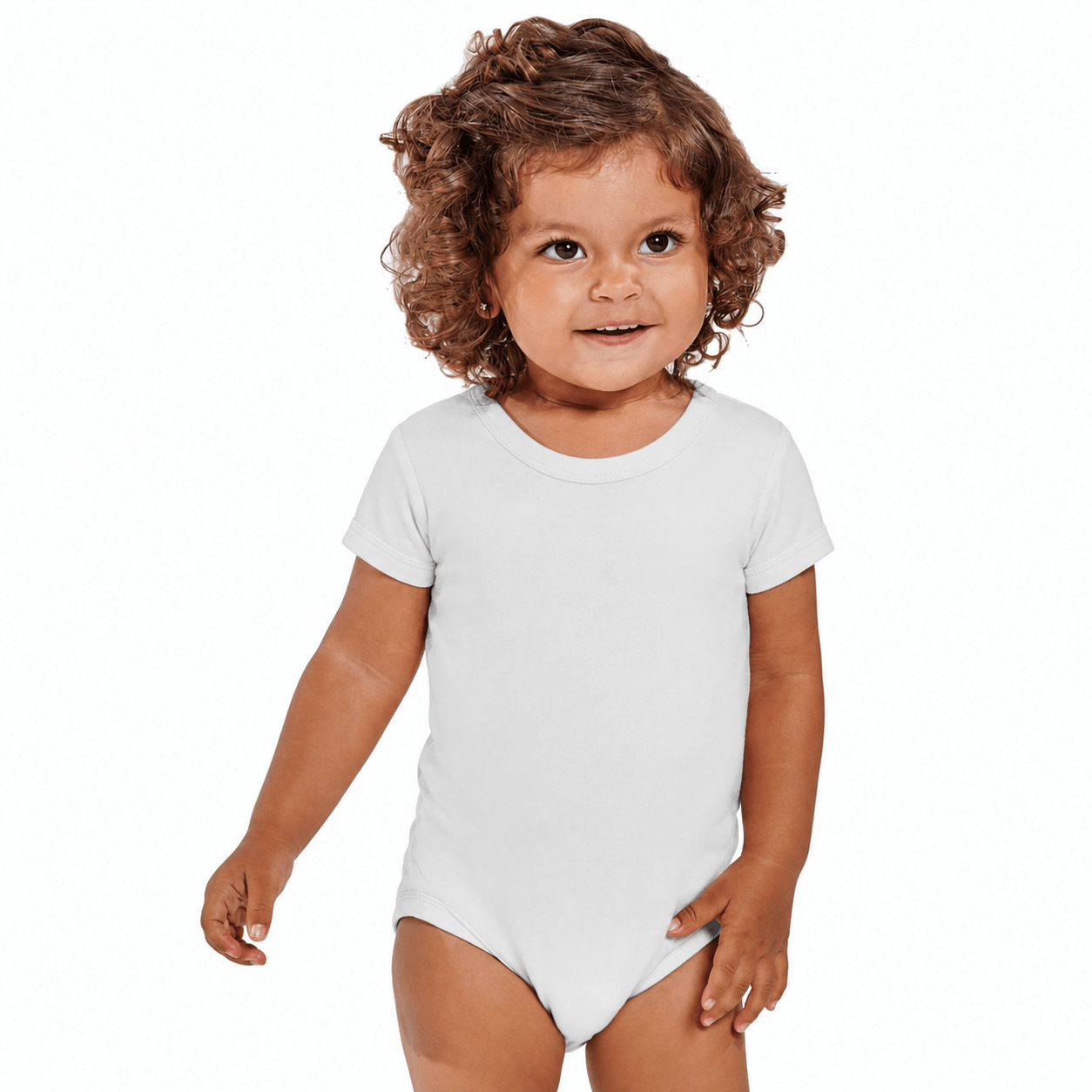 Body bebelusi bumbac alb Roly SWEET