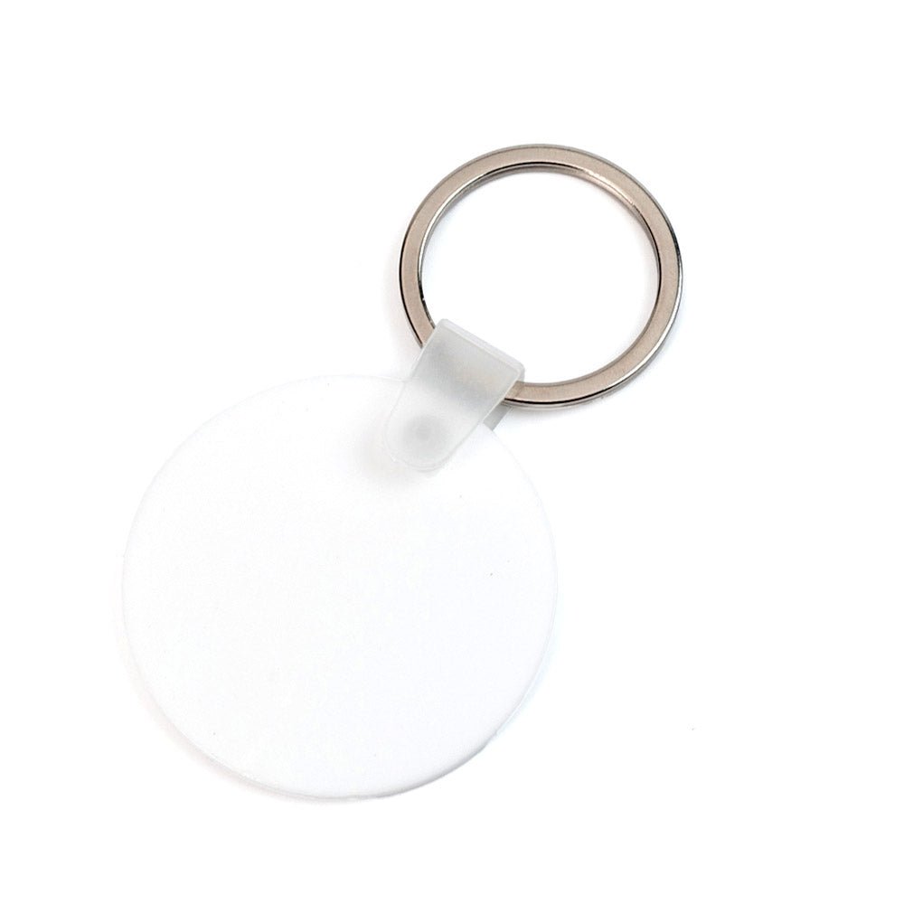 Breloc din plastic rotund