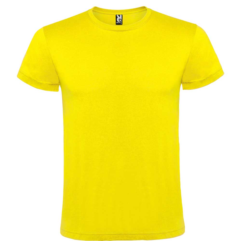 Tricou bumbac galben Roly ATOMIC 150