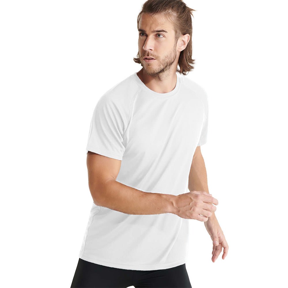 Tricou de sport alb Roly CONTROL DRY